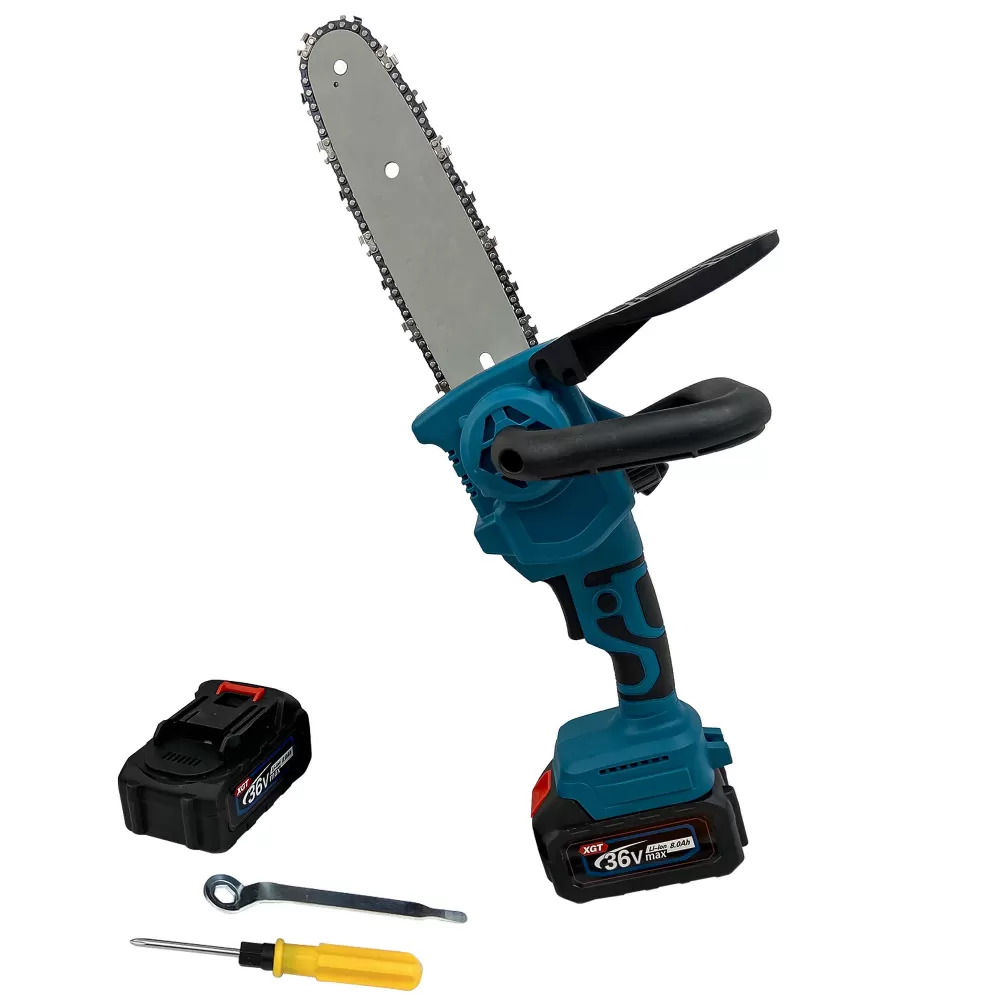 Mini Drujba German Meister cu 2 Acumulatori 36V 8Ah, Lama 20CM, sistem de ungere lant [4]