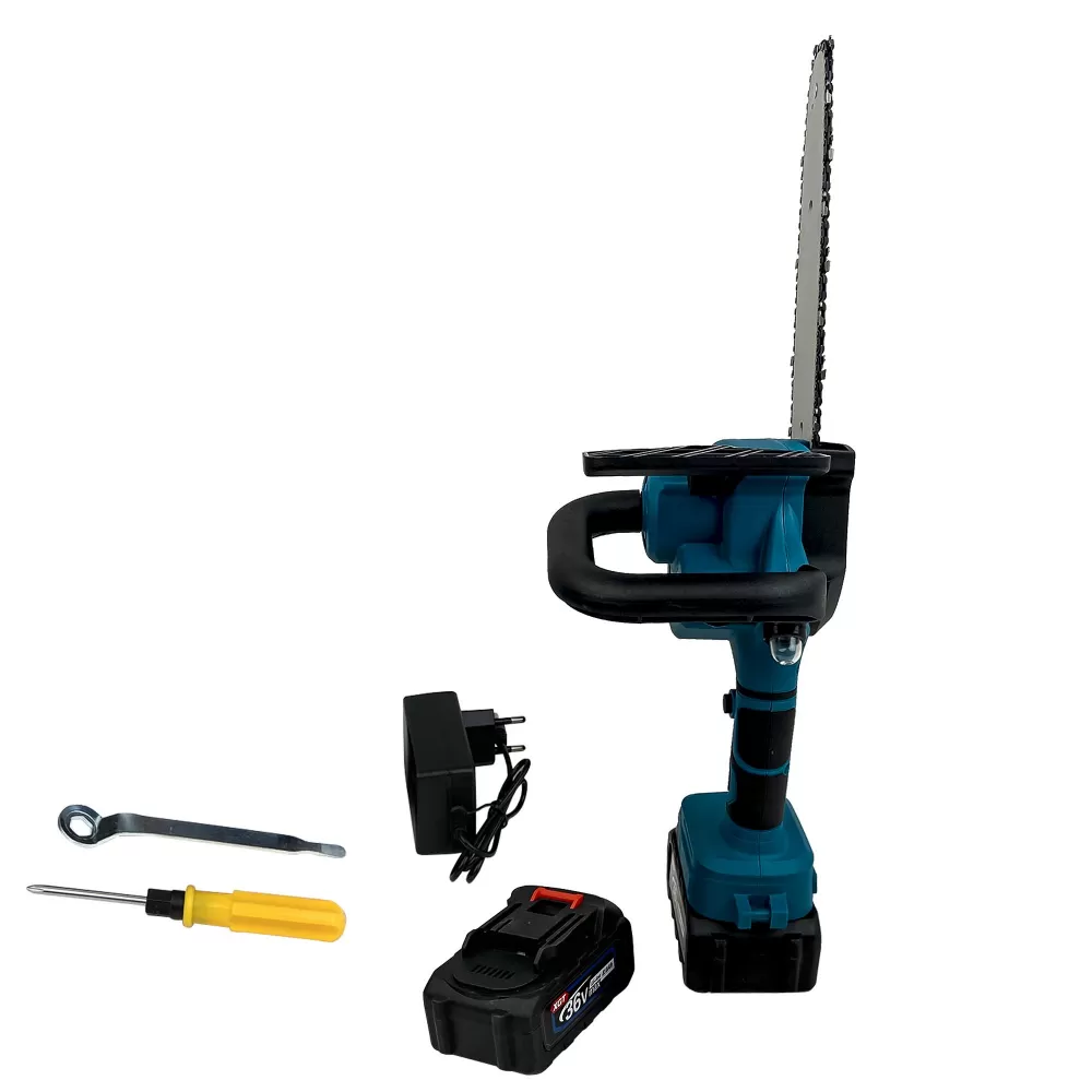 Mini Drujba German Meister cu 2 Acumulatori 36V 8Ah, Lama 20CM, sistem de ungere lant [3]
