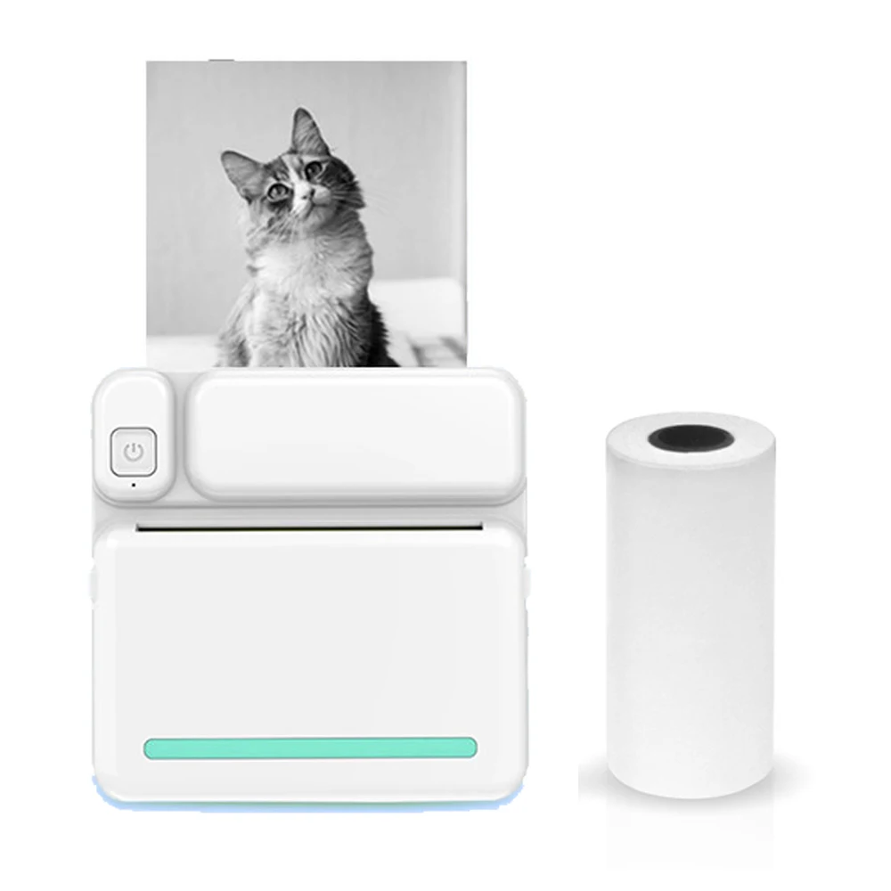 Mini imprimanta termica Retro, Bluetooth, compatibila iOS/Android [1]