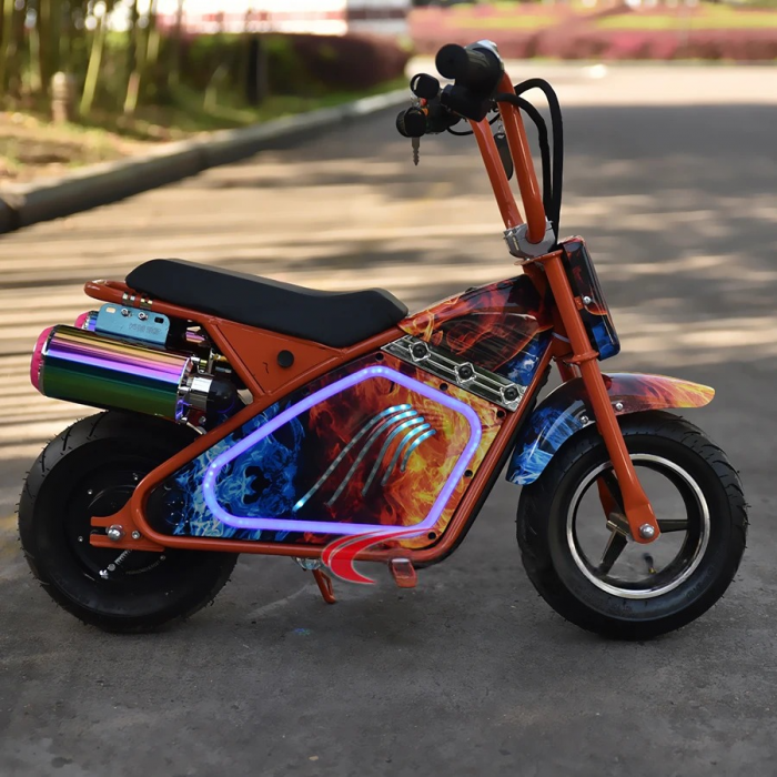 Mini Motocicleta pentru copii, electrica, 350W, Lumini si Difuzor, max 20 km/h [4]