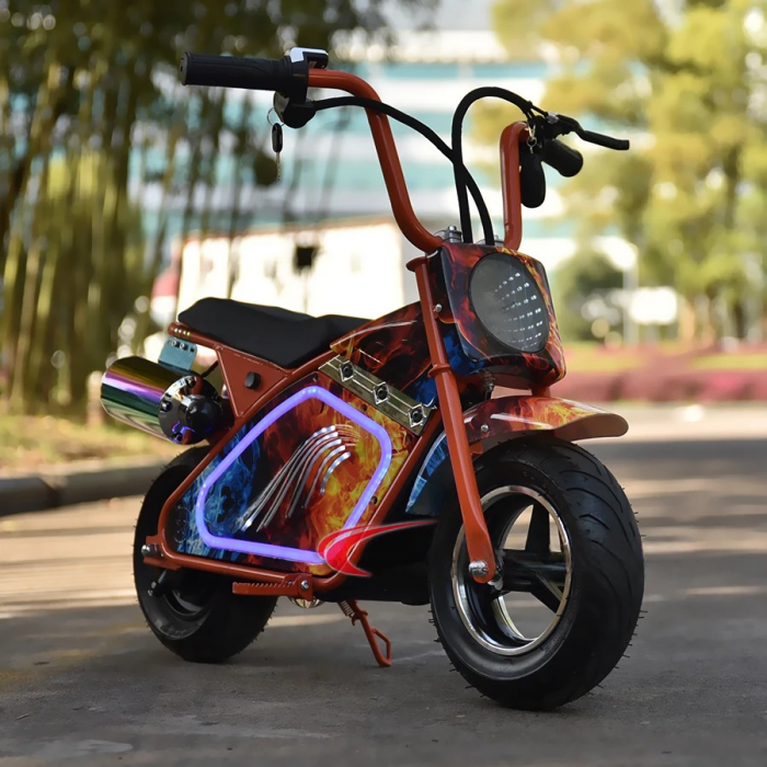 Mini Motocicleta pentru copii, electrica, 350W, Lumini si Difuzor, max 20 km/h [3]