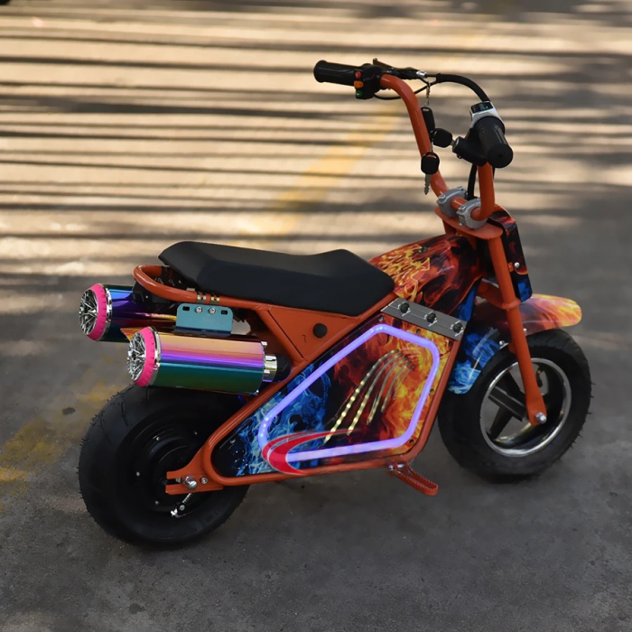 Mini Motocicleta pentru copii, electrica, 350W, Lumini si Difuzor, max 20 km/h [5]