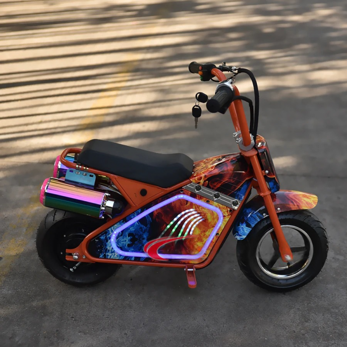 Mini Motocicleta pentru copii, electrica, 350W, Lumini si Difuzor, max 20 km/h [6]