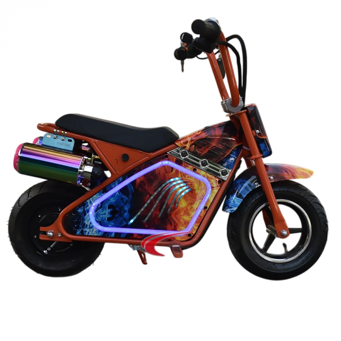 Mini Motocicleta pentru copii, electrica, 350W, Lumini si Difuzor, max 20 km/h [8]