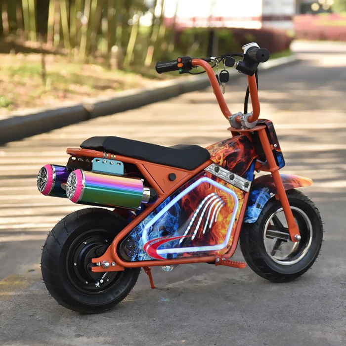 Mini Motocicleta pentru copii, electrica, 350W, Lumini si Difuzor, max 20 km/h [7]