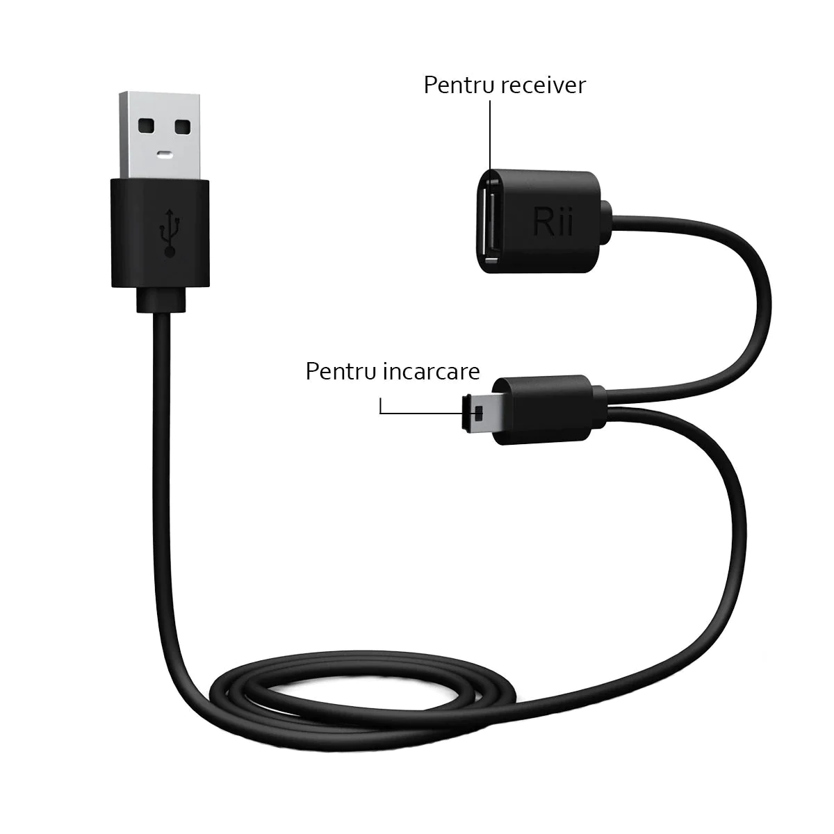 Mini tastatura wireless, cu touchpad, iluminata LED pentru PC, Laptop, Tableta, Xbox, Smart TV, Play Station, Raza 10m [11]