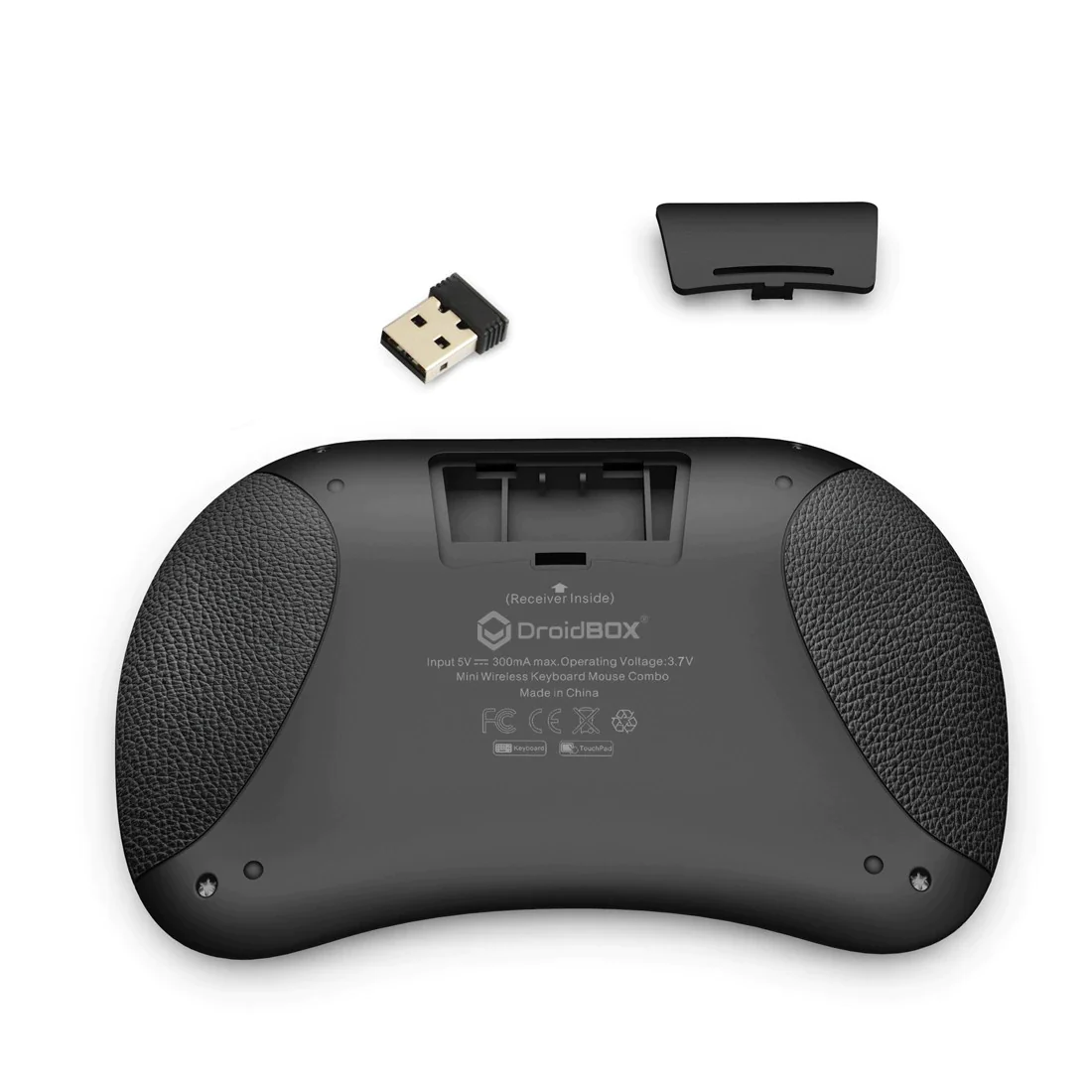 Mini tastatura wireless, cu touchpad, iluminata LED pentru PC, Laptop, Tableta, Xbox, Smart TV, Play Station, Raza 10m [10]