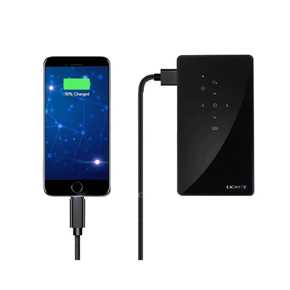 Mini videoproiector 4K, portabil, telecomanda, UHD, Andowl Y8 [3]