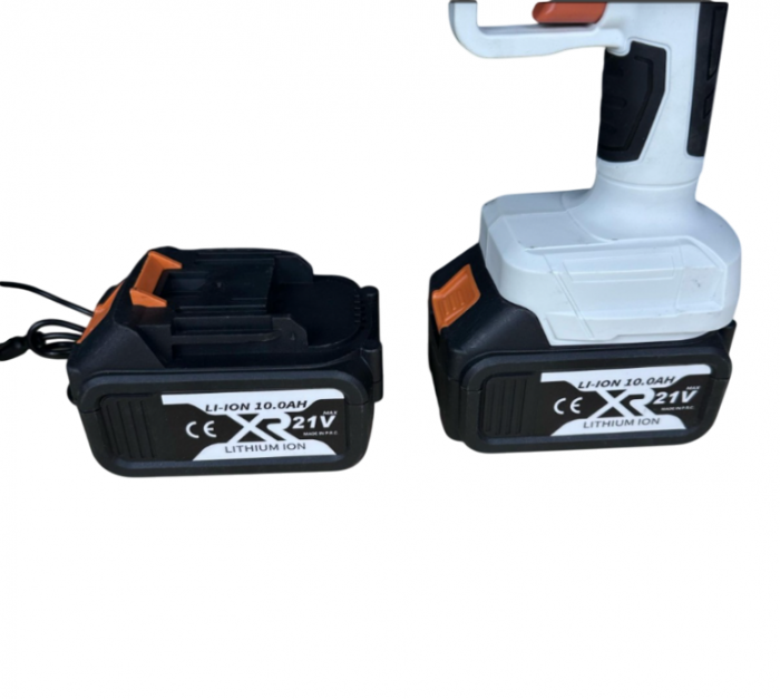 Minidrujba Maxstar 21V 10AH cu 2 acumulatori, Sistem ungere lant, lama 15cm, cutie depozitare [3]