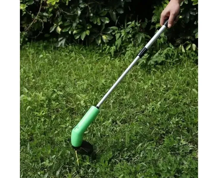 MiniTrimmer electric pentru tuns/toaletat gazonul, maner extensibil 57cm, alimentare 9V [9]