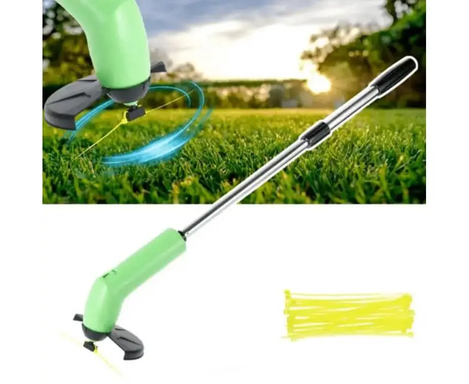 MiniTrimmer electric pentru tuns/toaletat gazonul, maner extensibil 57cm, alimentare 9V [10]