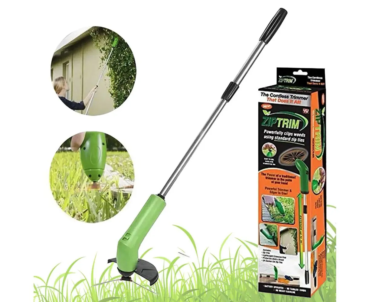 MiniTrimmer electric pentru tuns/toaletat gazonul, maner extensibil 57cm, alimentare 9V [14]