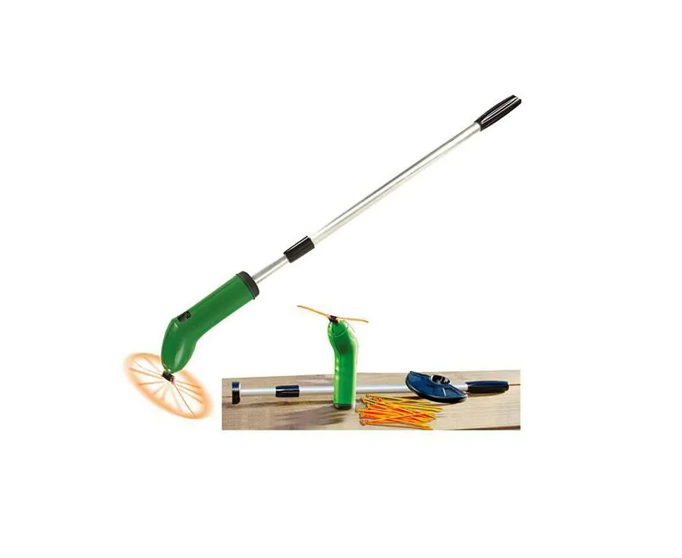 MiniTrimmer electric pentru tuns/toaletat gazonul, maner extensibil 57cm, alimentare 9V [11]