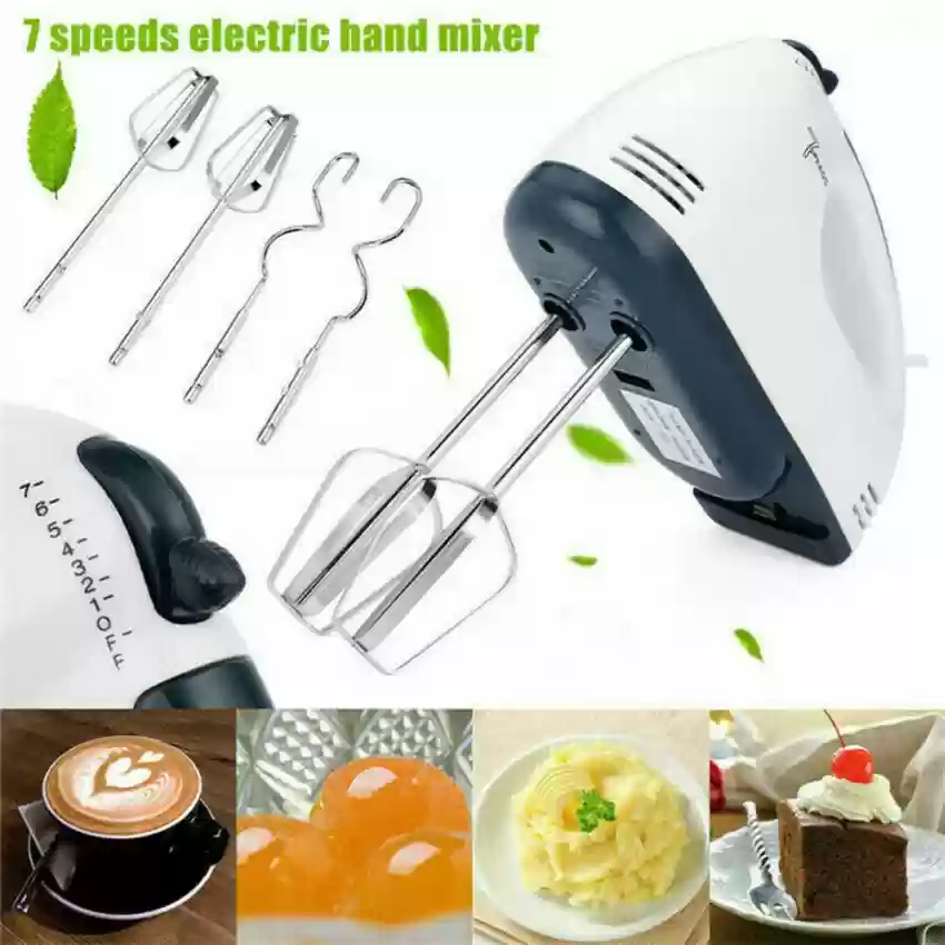 Mixer cu 7 trepte de viteza, 2000W, bol din inox, 2L Capacitate [2]