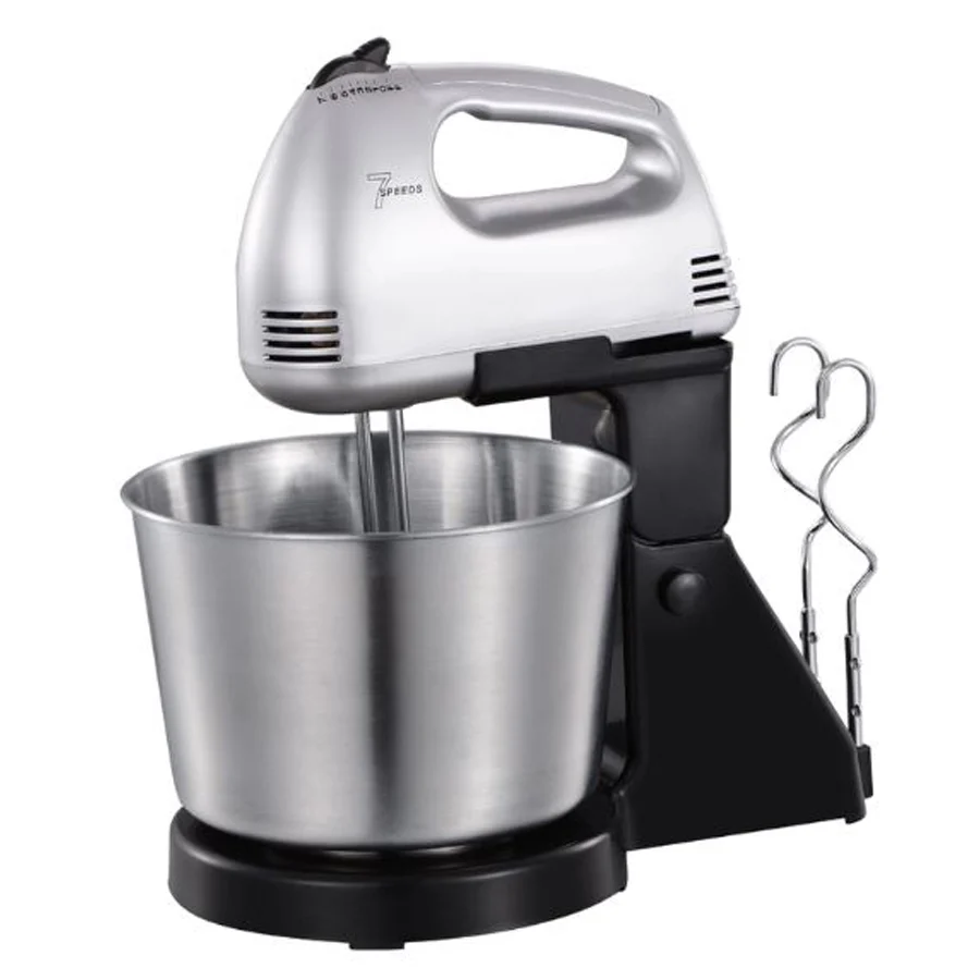 Mixer cu 7 trepte de viteza, 2000W, bol din inox, 2L Capacitate [7]