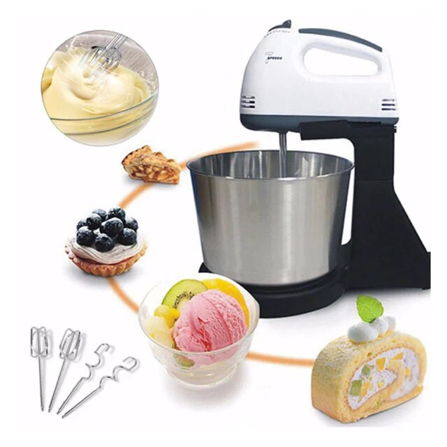 Mixer cu 7 trepte de viteza, 2000W, bol din inox, 2L Capacitate [12]