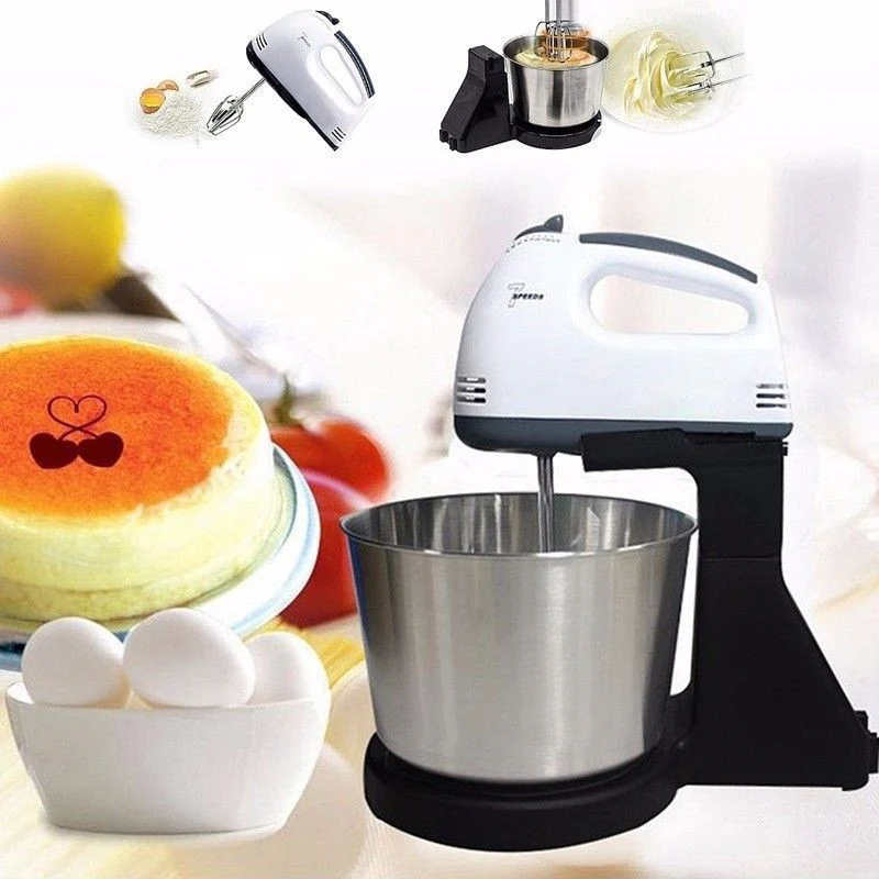 Mixer cu 7 trepte de viteza, 2000W, bol din inox, 2L Capacitate [8]
