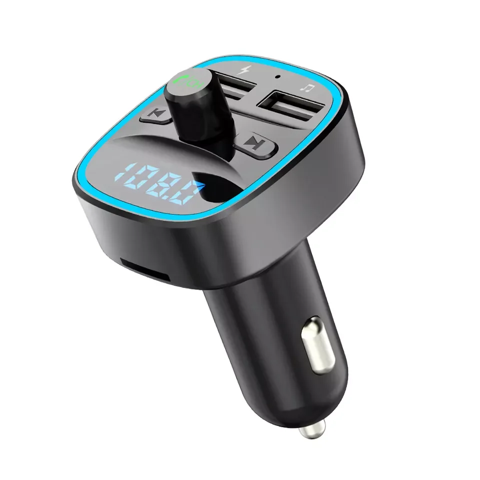 Modulator auto Q1, cu Bluetooth, Led, Fast Charge, 2 x USB Incarcare telefon si Conectare Stick, Player MP3, Hands Free [9]