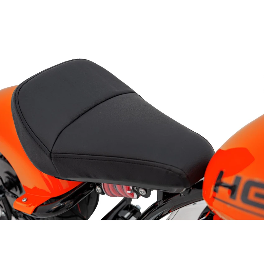 Motocicleta electrica pentru copii, Chopper Warrior, 350W, 18V, port USB, portocaliu, 122x62x73cm [13]