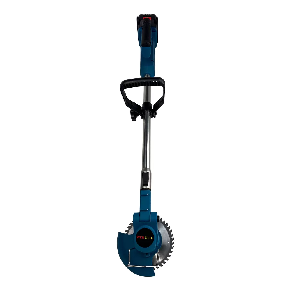 Motocoasa Electrica 2 acumulatori 21V WerStil, Disc, 2 lame, 5 palete gazon incluse [6]