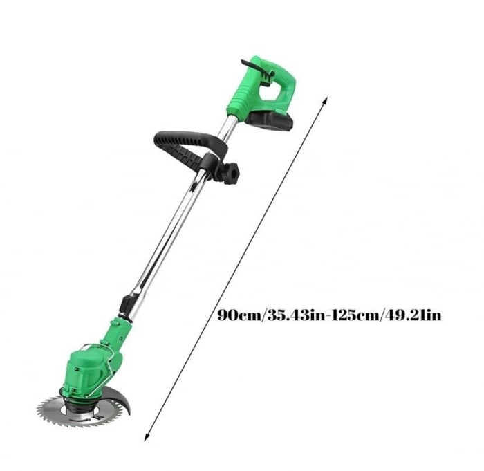 Motocoasa Electrica cu Acumulator 12 V / 24 V / 48 V, 4000 mAh, 20000 rpm, Disc 110mm, 2 x Lama, 5 x Palete [7]