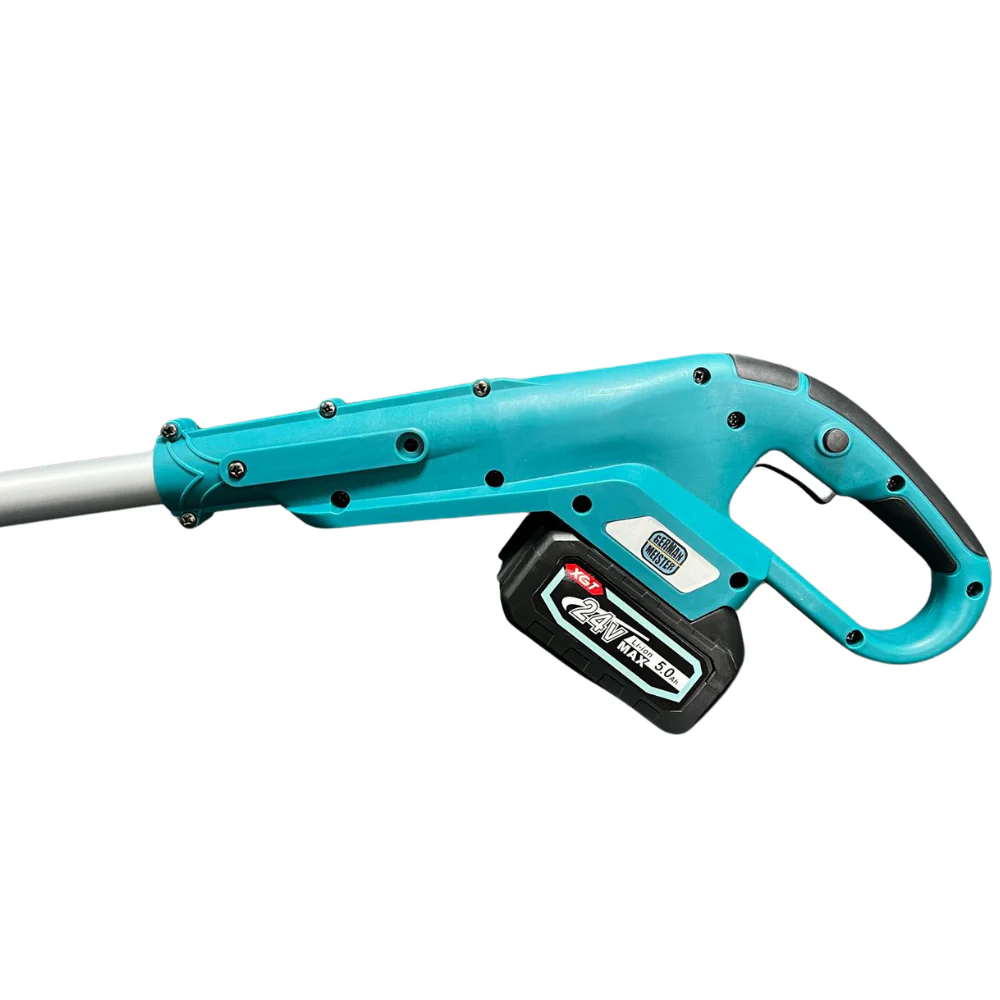 Motocoasa Electrica cu 2 Acumulatori 24V 5AH, Disc 23cm, Lama Otel 23cm + Bonus Tambur cu fir [5]