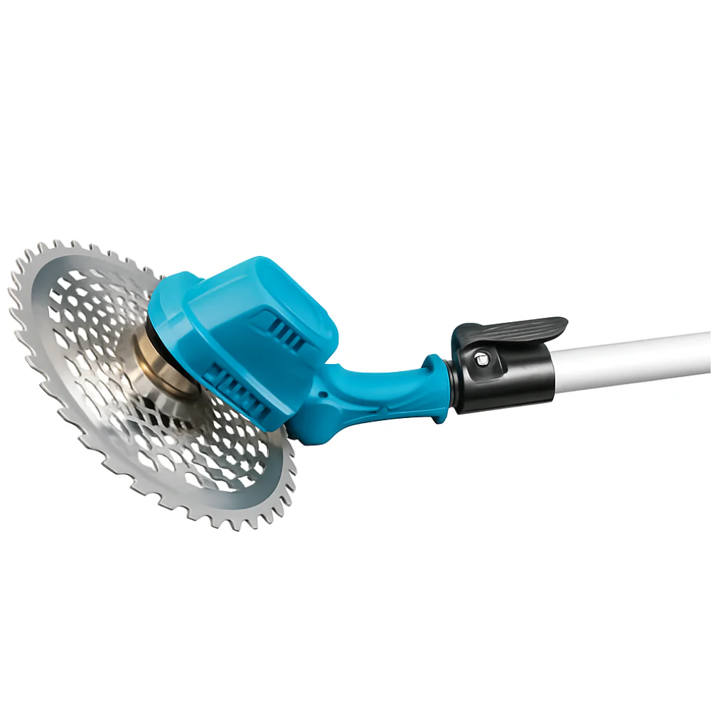 Motocoasa Electrica cu 2 Acumulatori 24V 5AH, Disc 23cm, Lama Otel 23cm + Bonus Tambur cu fir [9]