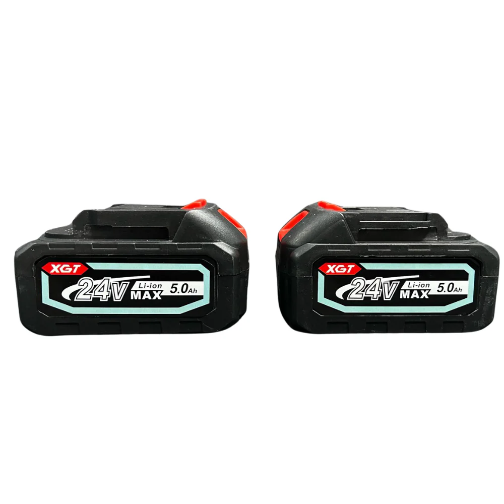 Motocoasa Electrica cu 2 Acumulatori 24V 5AH, Disc 23cm, Lama Otel 23cm + Bonus Tambur cu fir [3]