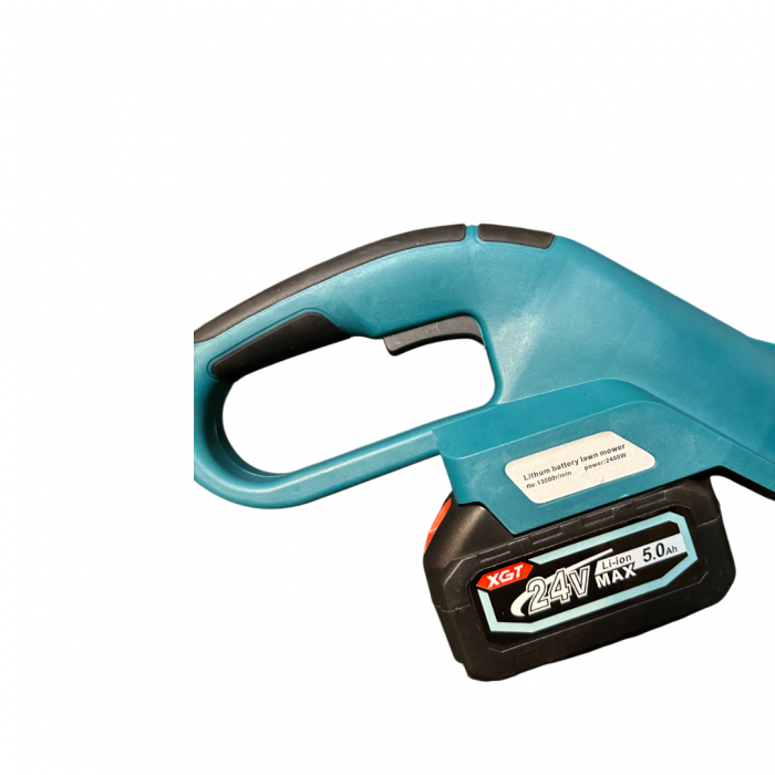 Motocoasa Electrica Profesionala German Meister, cu 2 Acumulatori 24V 5AH, Disc 230 mm, Unghi taiere reglabil [9]