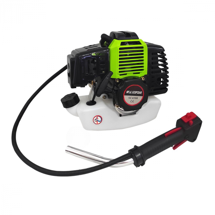Motocoasa pe Benzina 6.2 CP, Micul Gospodar, 2 Timpi, Disc 3T + Tambur cu fir [7]