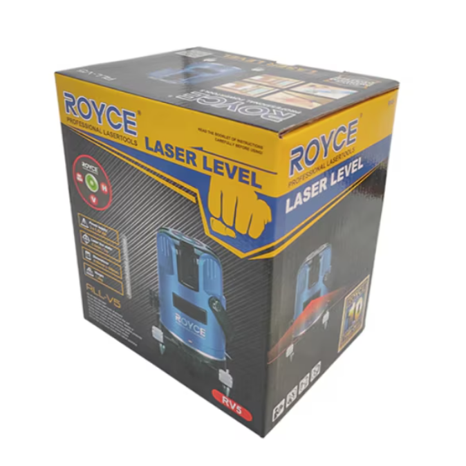Nivela laser cu 5 linii, rotativa, 360°, 10 metri arie de acoperire RLL-V5 ROYCE [3]