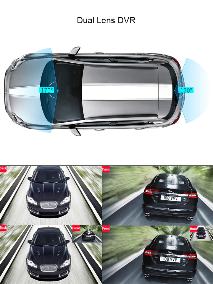 Oglinda DVR Retrovizoare Auto cu Camera fata/spate, Inregistrare Full HD [10]