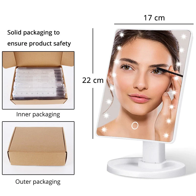 Oglinda Makeup iluminata LED pentru machiaj [8]