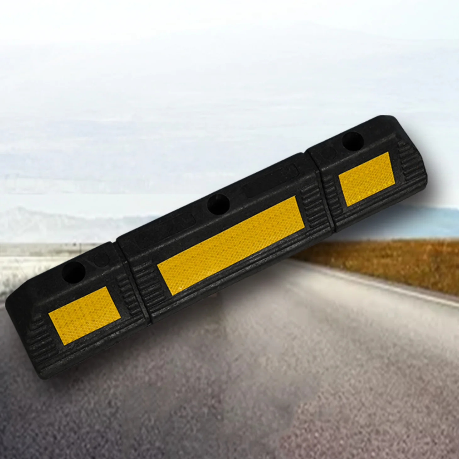Opritor roti auto reflectorizant, pentru locul de parcare sau blocare roti [4]