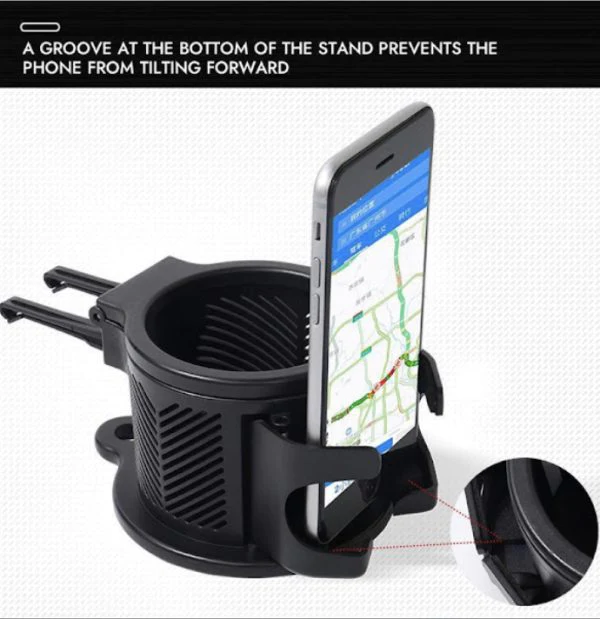 Organizator auto multifunctional suport 3 pahare, termos, suport telefon, universal [5]