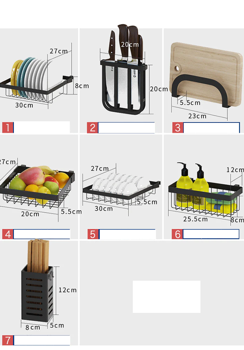 Organizator chiuveta pentru uscat vasele, suport tacamuri, otel inoxidabil [3]