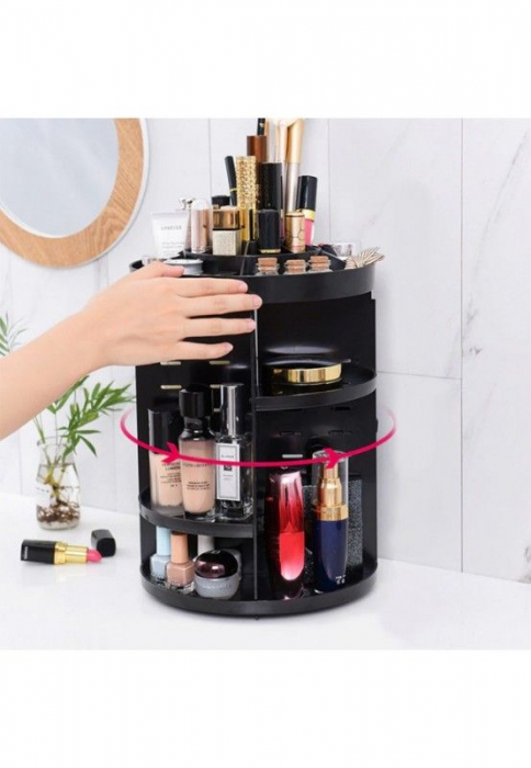 Organizator Cosmetice rotativ, depozitare obiecte, pentru baie sau bucatarie [2]