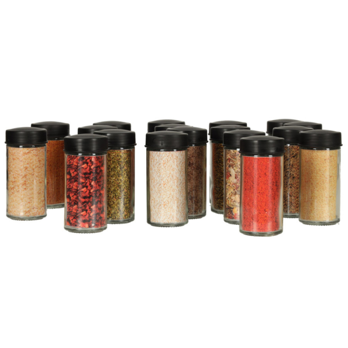 Organizator Rotativ pentru Condimente cu 18 Recipiente din Sticla, Suport Condimente Bucatarie [6]