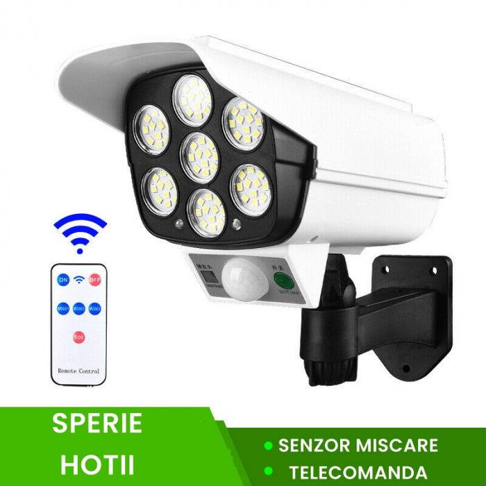 Set Camera Falsa solara si Lampa stradala cu 96 leduri [3]