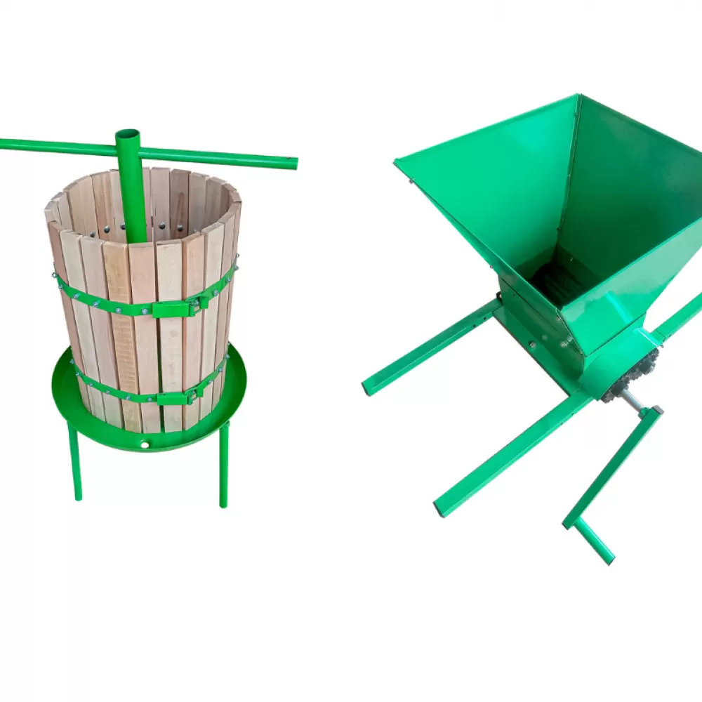 Pachet Zdrobitor struguri manual 350KG/h + Teasc 40L [4]
