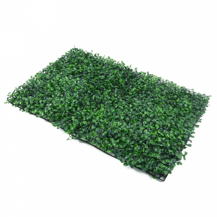 Panou gard verde 60x40cm cu frunze artificiale pentru terasa, balcon, camera, interior/exterior [6]