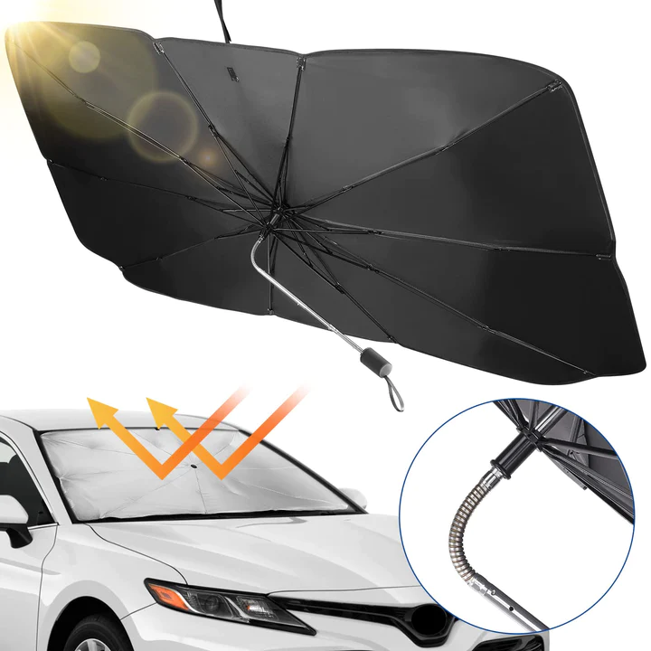 Parasolar Auto Tip Umbrela pentru Parbriz masina 134 x 80 cm [6]
