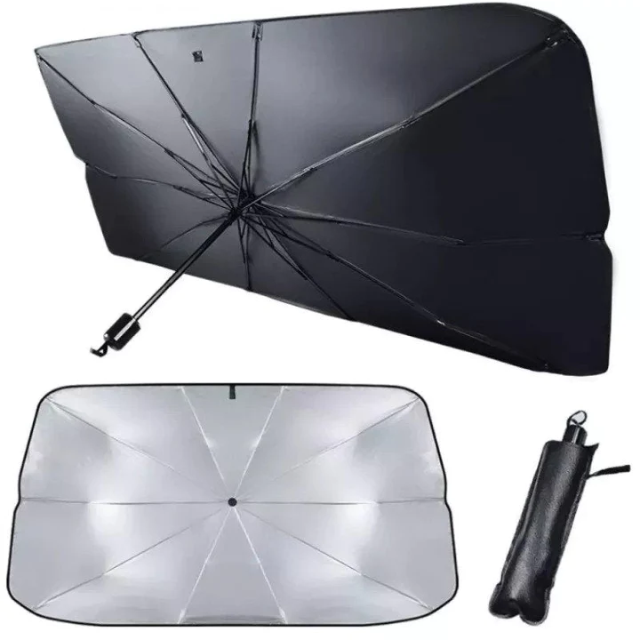 Parasolar Auto Tip Umbrela pentru Parbriz masina 134 x 80 cm [4]