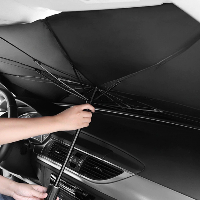 Parasolar Auto Tip Umbrela pentru Parbriz masina 134 x 80 cm [3]