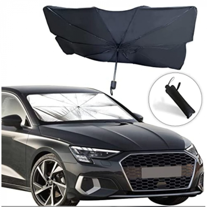 Parasolar Auto Tip Umbrela pentru Parbriz masina 134 x 80 cm [1]