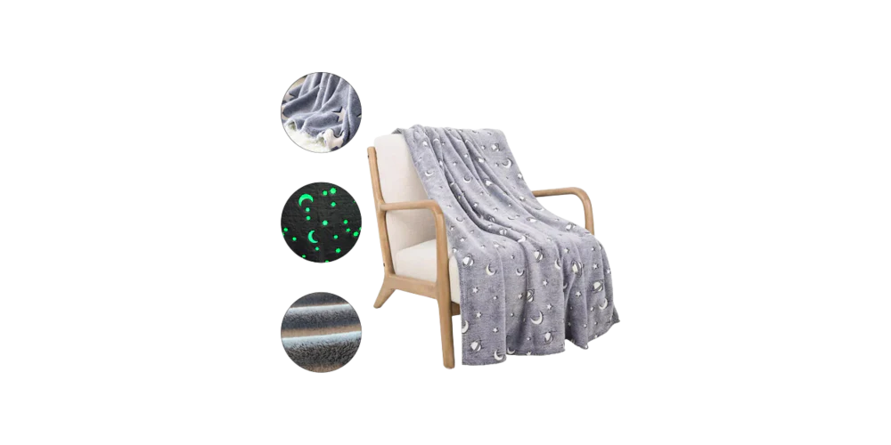 Patura copii luminoasa, efect fosforescent, gri [7]