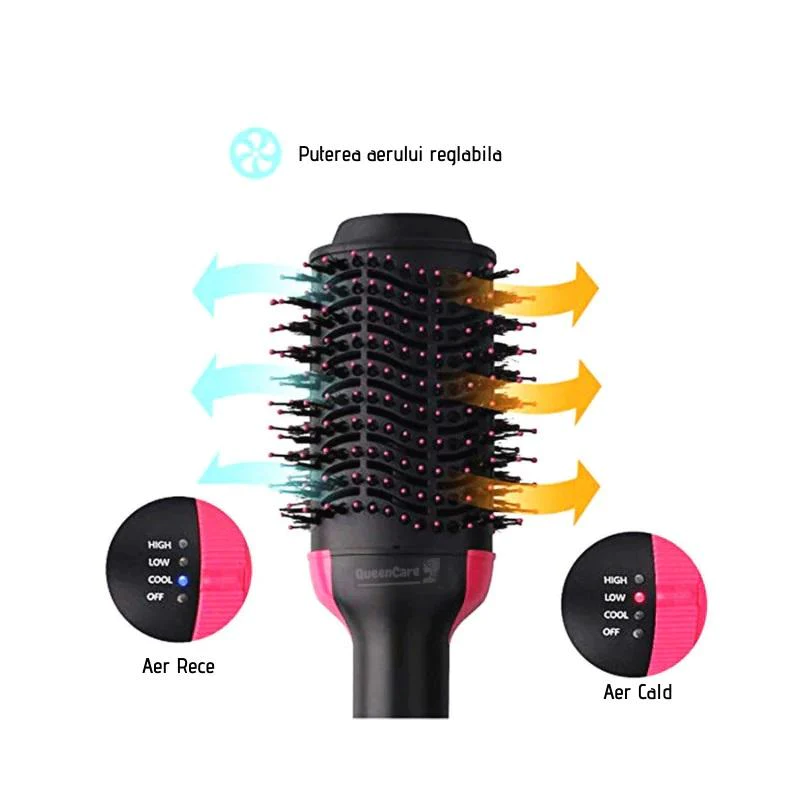 Perie fixa cu aer cald, 1000 W, One Step 3 in 1 [4]