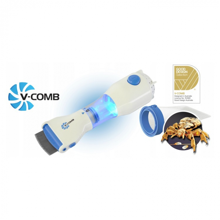 Pieptene aspirator impotriva paduchilor si parazitilor, V-Comb [6]