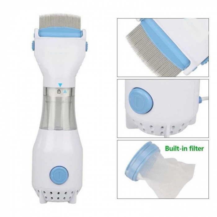 Pieptene aspirator impotriva paduchilor si parazitilor, V-Comb [5]