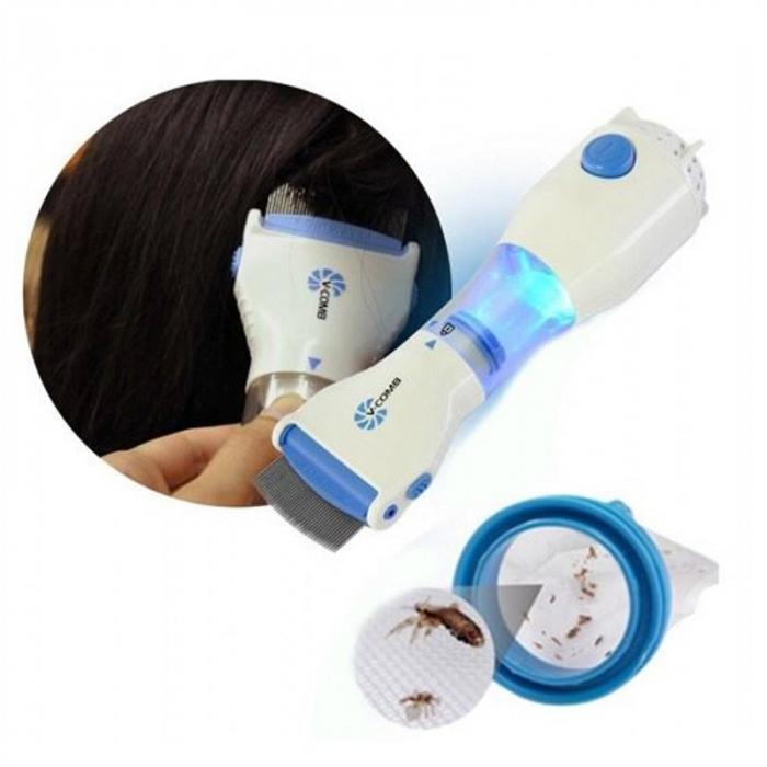 Pieptene aspirator impotriva paduchilor si parazitilor, V-Comb [3]